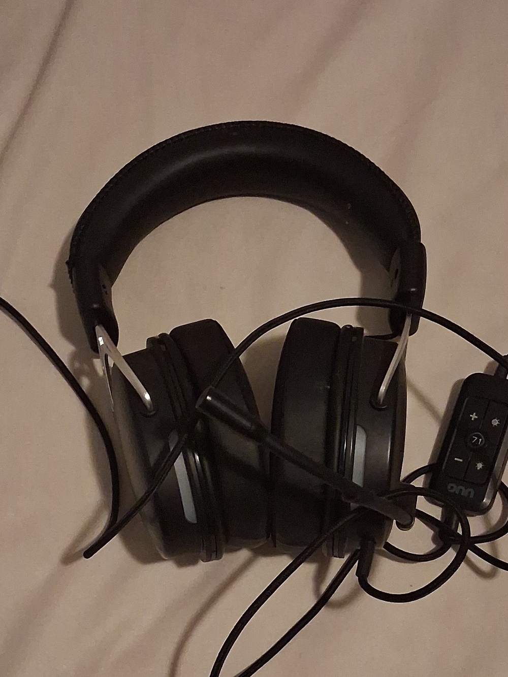 Wired Black Over-Ear Headphones with Inline Remote
